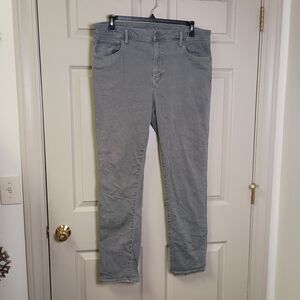 American Eagle Mens Jeans Size 38x32 Gray Flex Straight Leg Cotton Blend